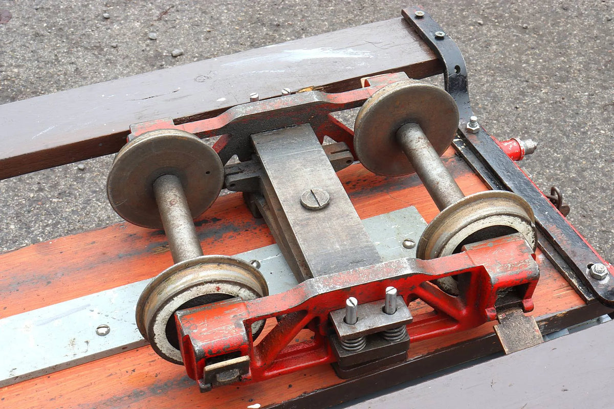 5 inch gauge bogie braked driving truck