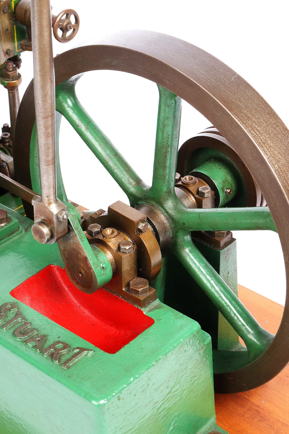Stuart beam engine with Reeves "Monarch" vertical engine