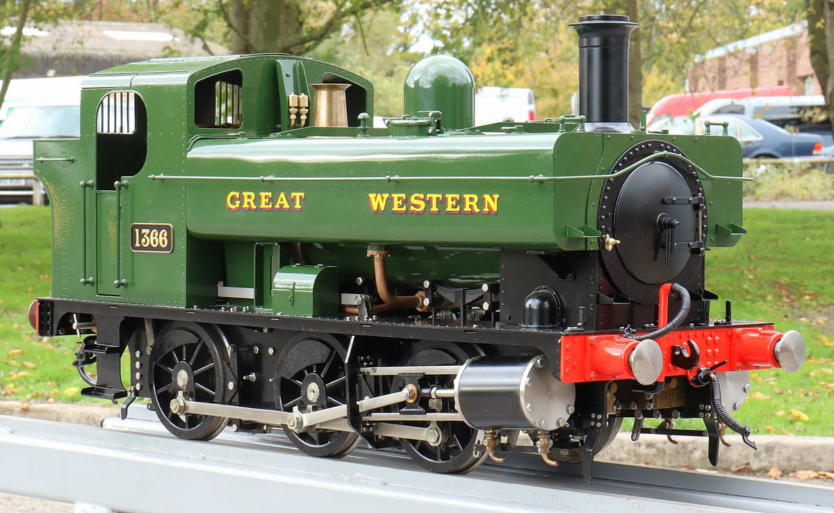 5 inch gauge GWR 1366 0-6-0PT
