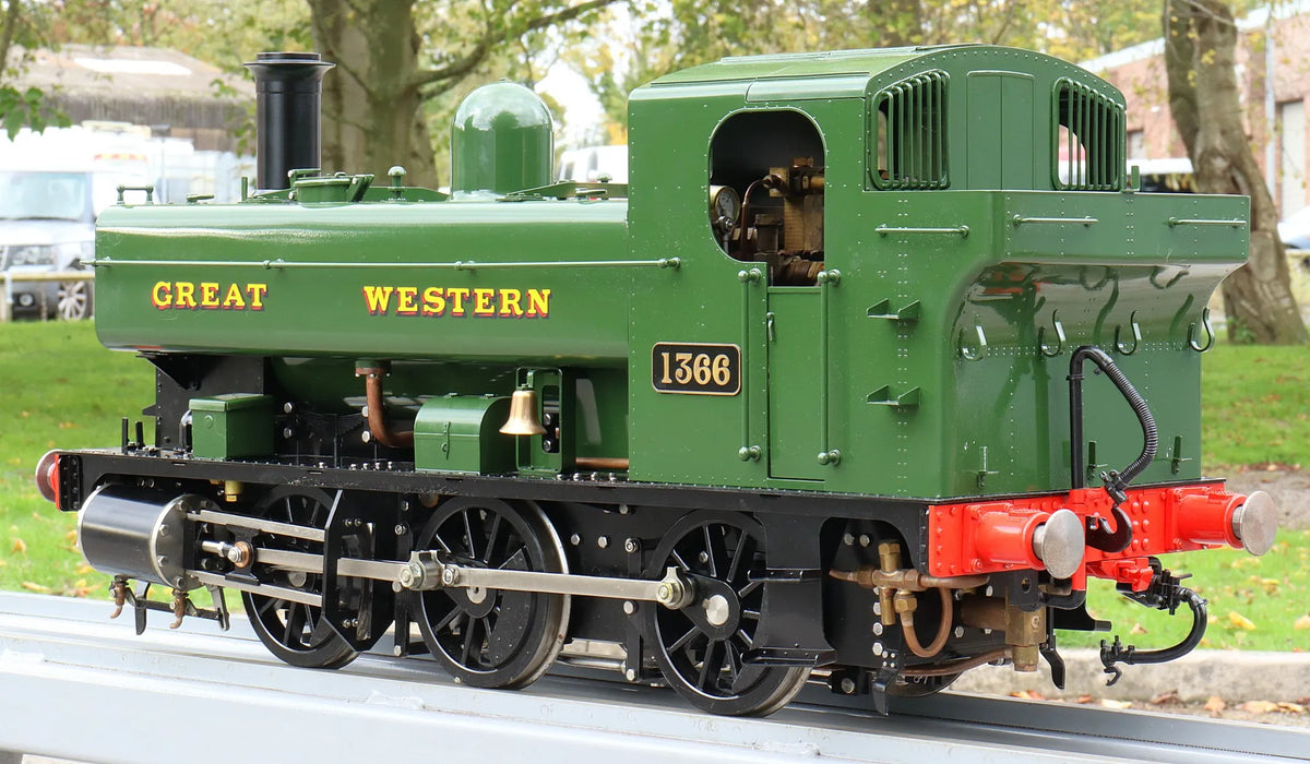 5 inch gauge GWR 1366 0-6-0PT