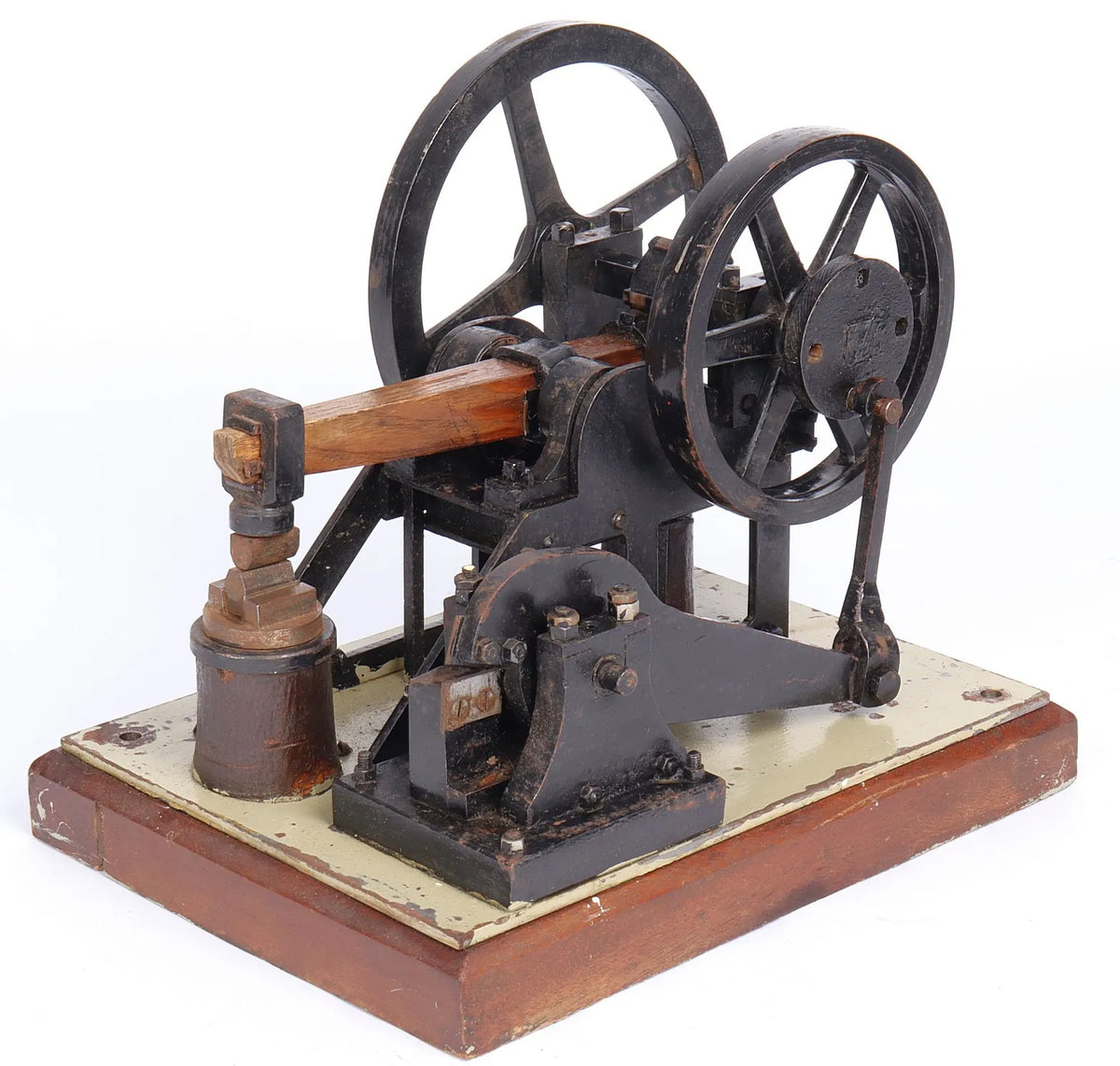 Belt driven trip hammer & guillotine