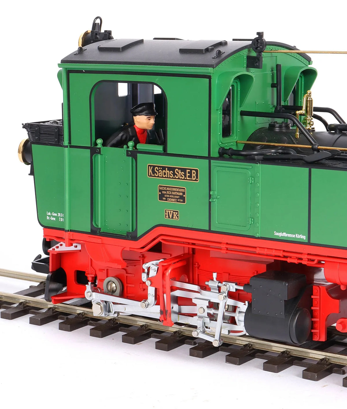 45mm gauge LGB Saxonian IV 0-4-0+0-4-0T