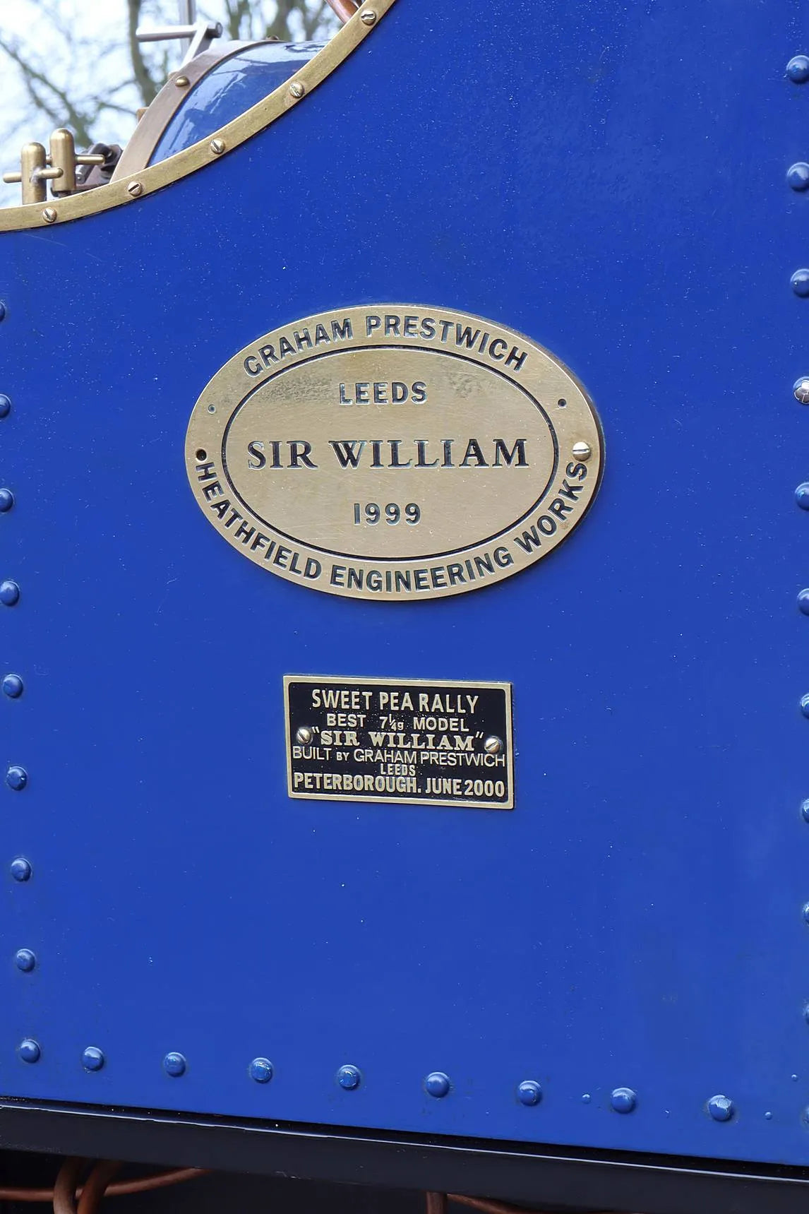 7 1/4 inch gauge "Sweet William" 0-4-0ST with tender
