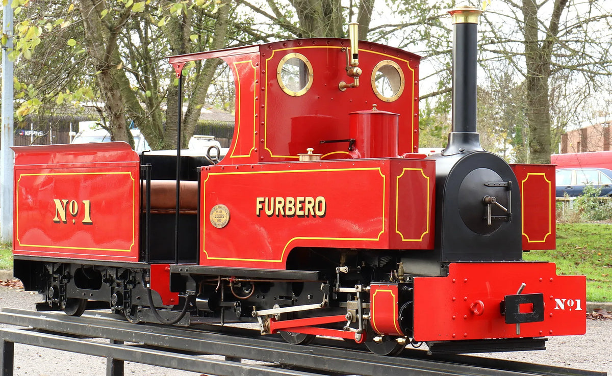 7 1/4 inch narrow gauge Huswell Clarke "Furbero" 0-4-0T