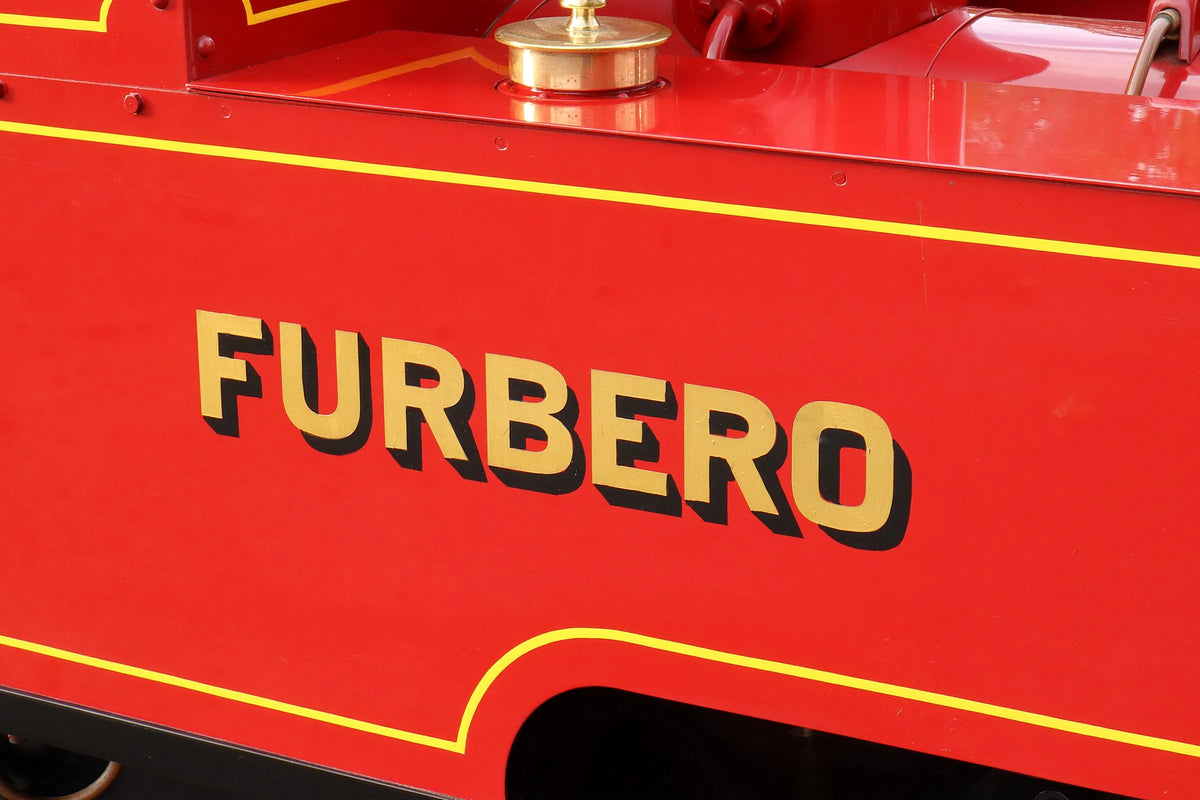 7 1/4 inch narrow gauge Huswell Clarke "Furbero" 0-4-0T