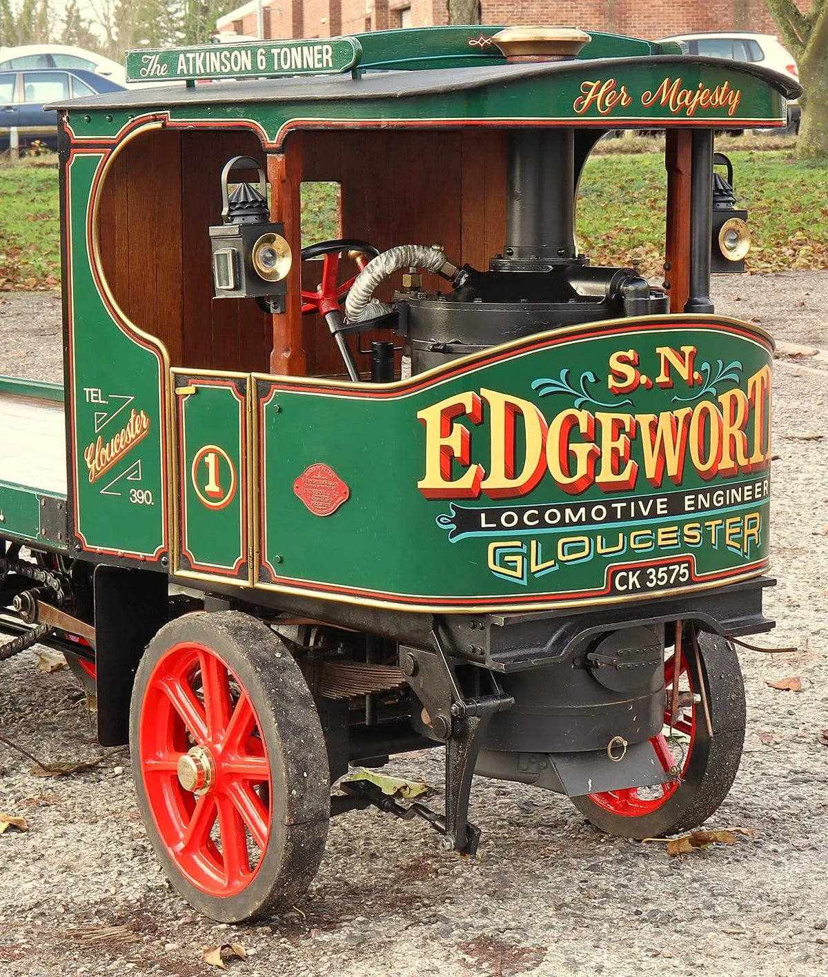 3 inch scale Atkinson undertype steam wagon