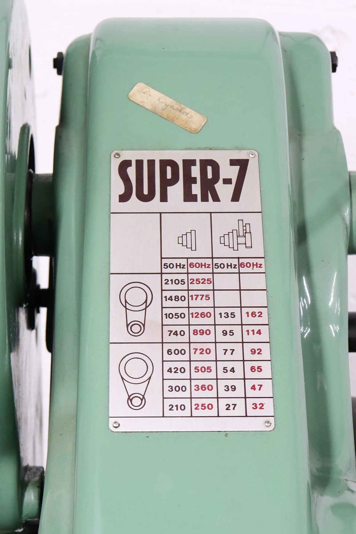 Myford Super 7 lathe with accessories
