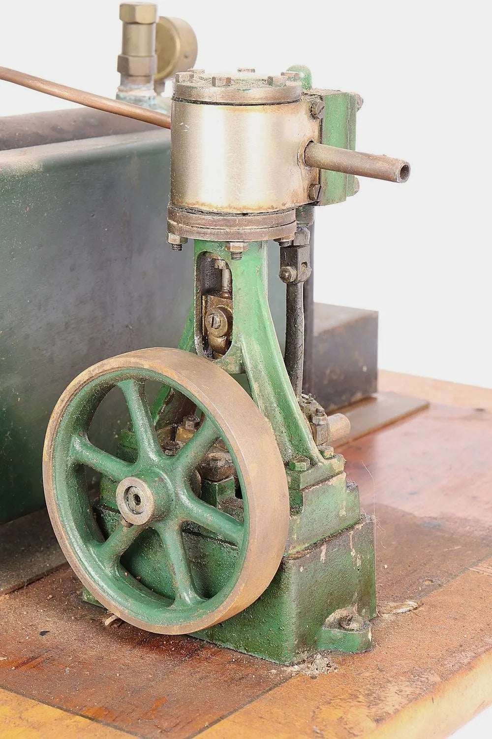 Stuart 500 boiler with 10V vertical engine