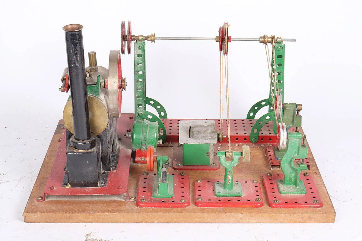 Steam plant with workshop machines