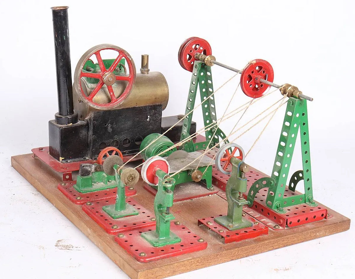 Steam plant with workshop machines