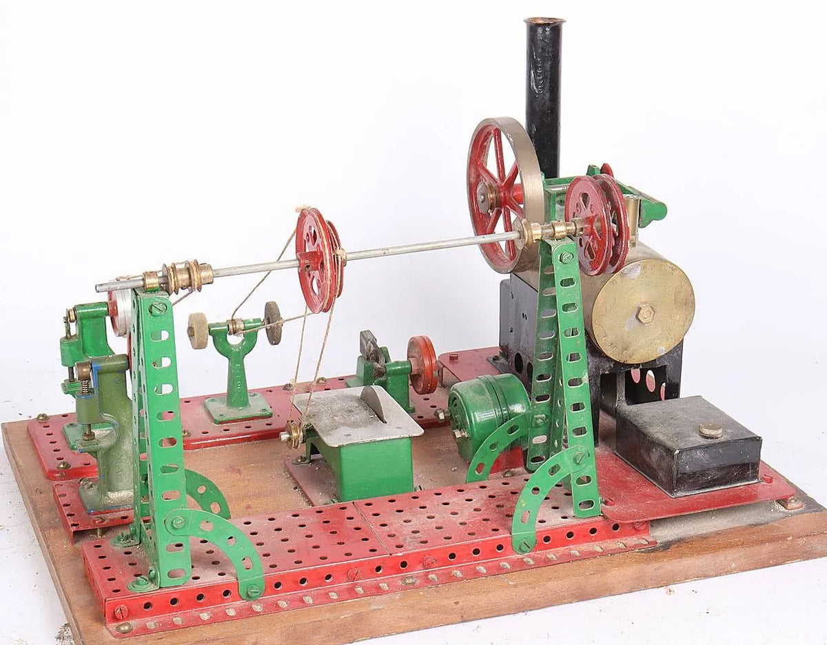 Steam plant with workshop machines
