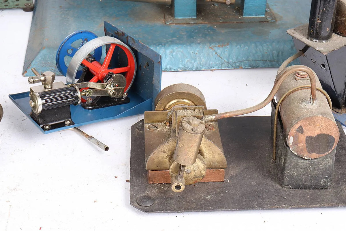 Assortment small engines and boilers