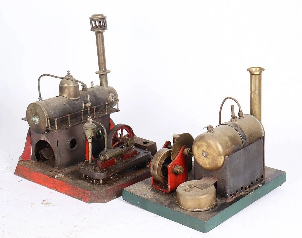 Two vintage steam plants