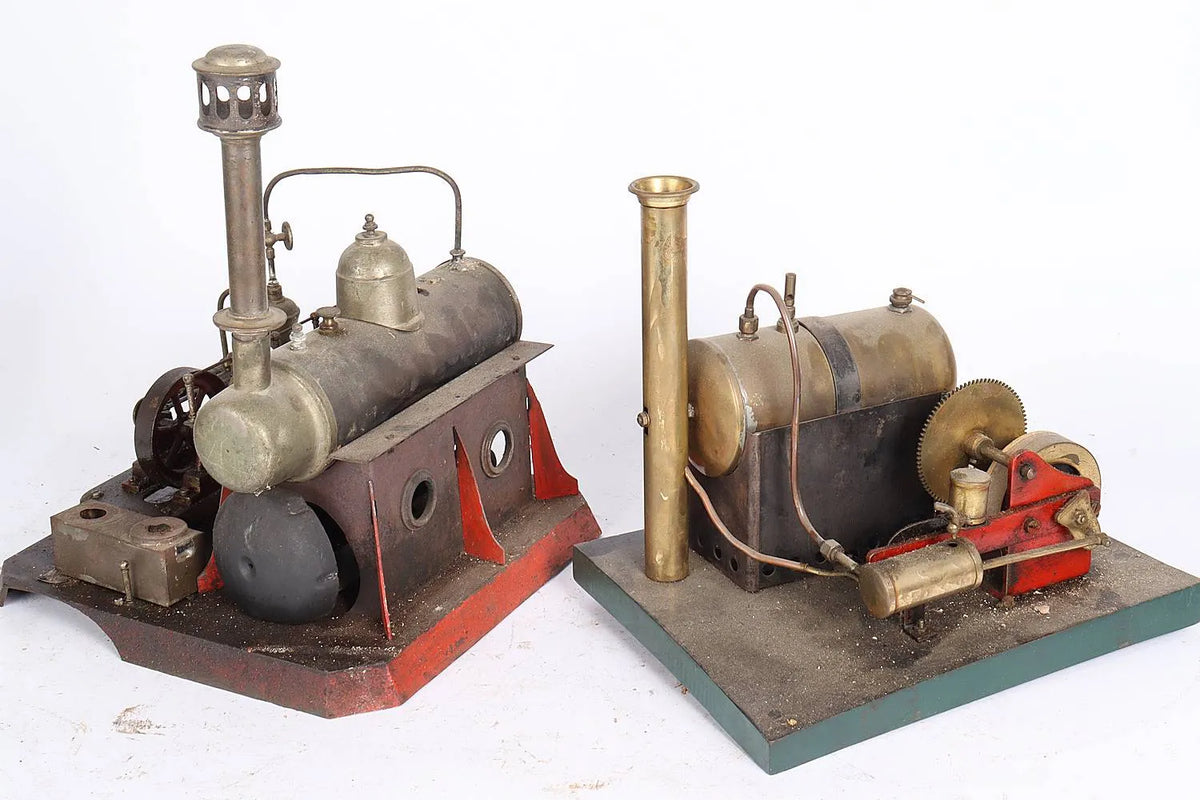 Two vintage steam plants