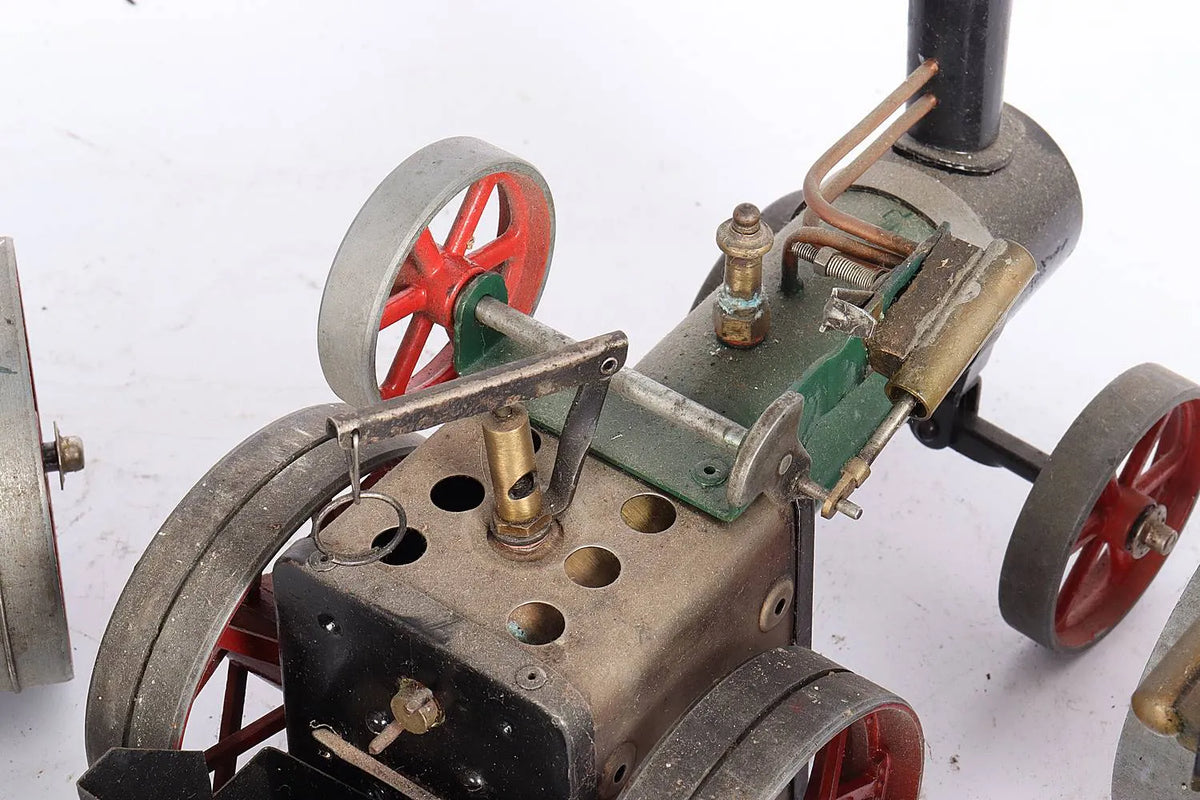 2 x Mamod traction engines + steam roller