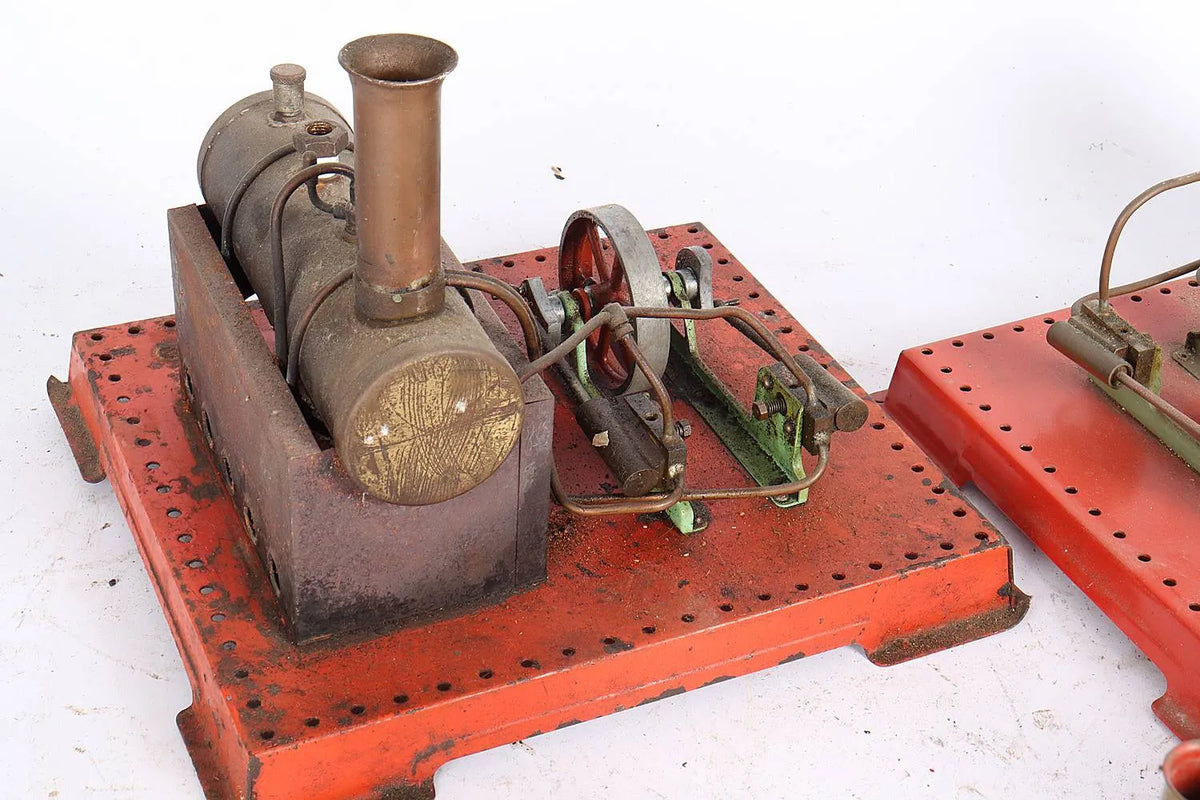 4 x Mamod/Meccano stationary engines