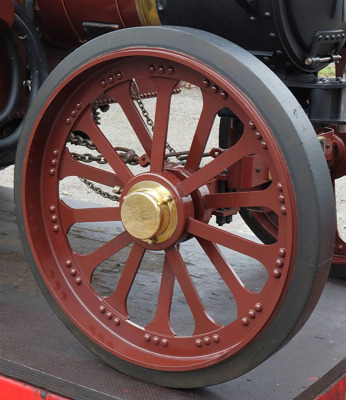 3 inch scale Fowler DCC road locomotive "King Carnival II"