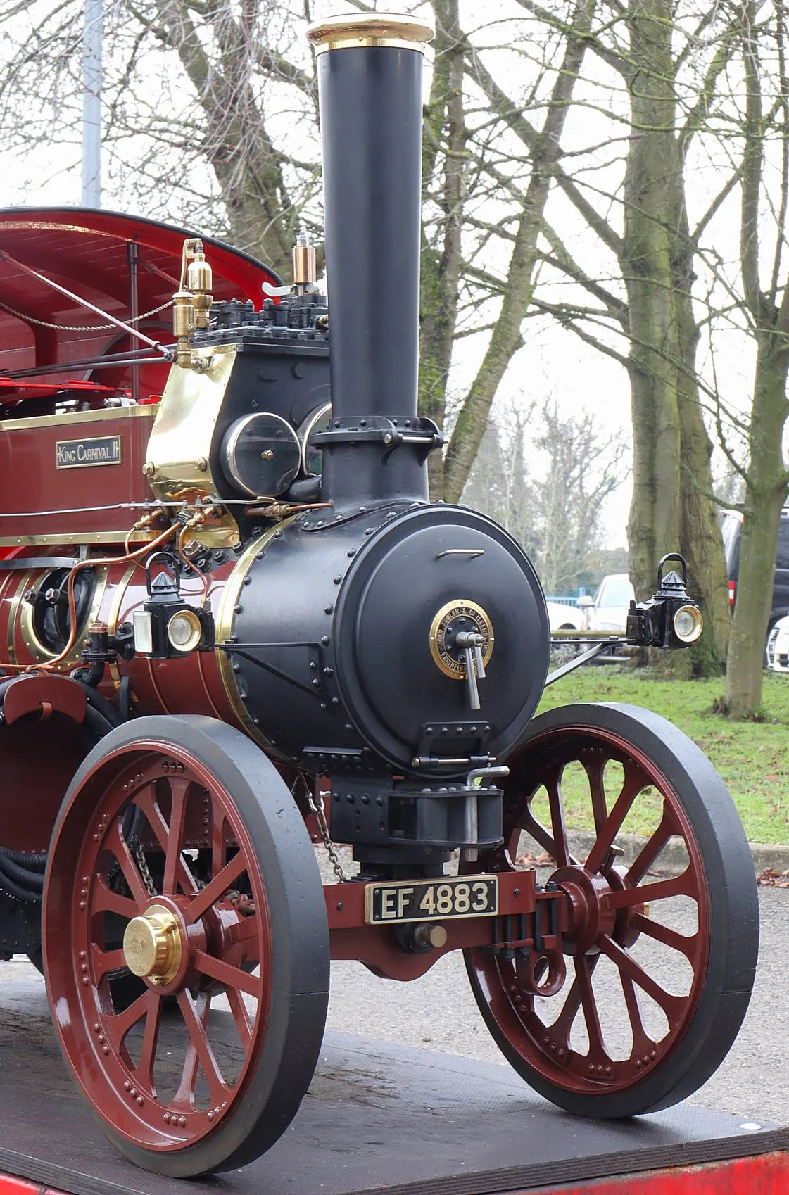 3 inch scale Fowler DCC road locomotive "King Carnival II"