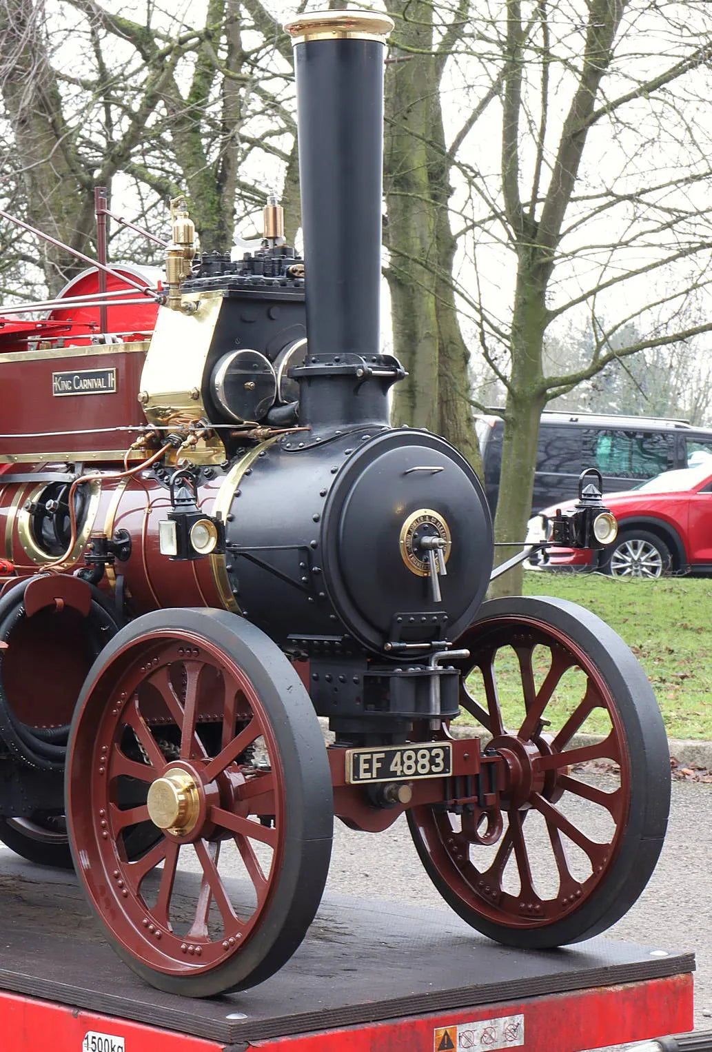 3 inch scale Fowler DCC road locomotive "King Carnival II"