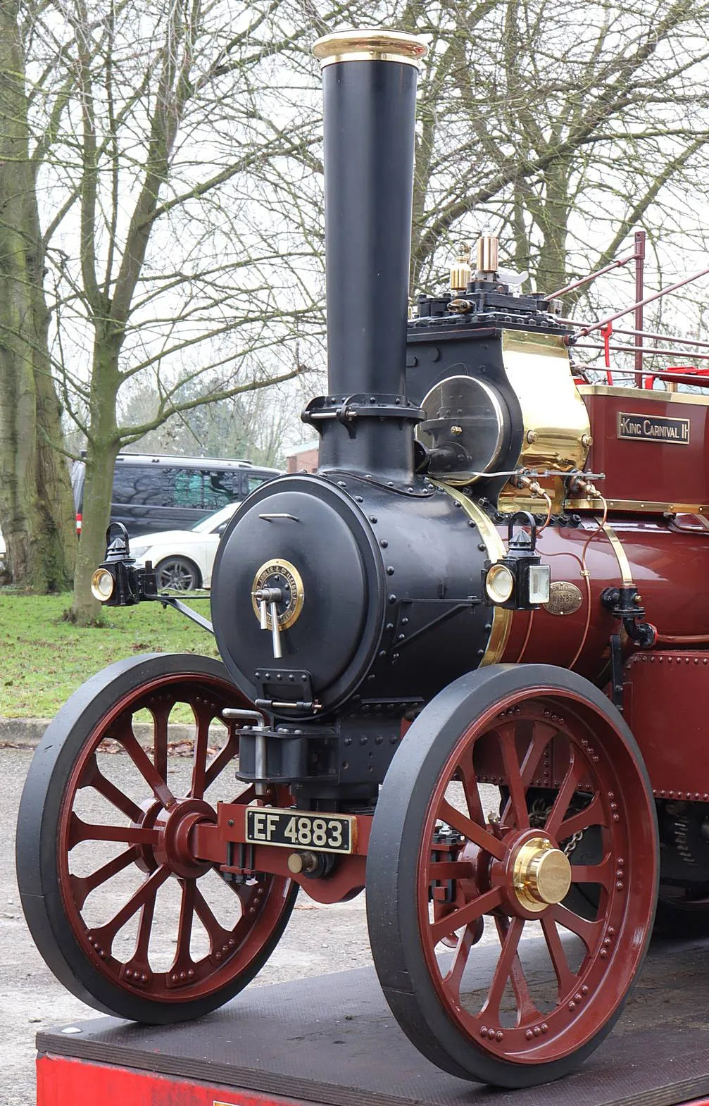 3 inch scale Fowler DCC road locomotive "King Carnival II"