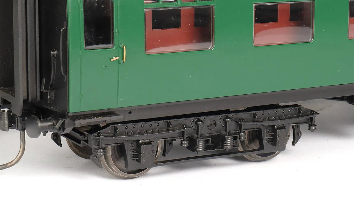 Rake of six 45mm gauge Southern coaches