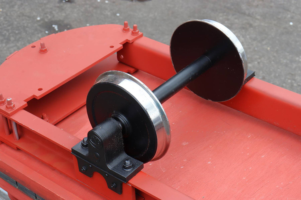 Pair of 5 inch narrow gauge flat wagons