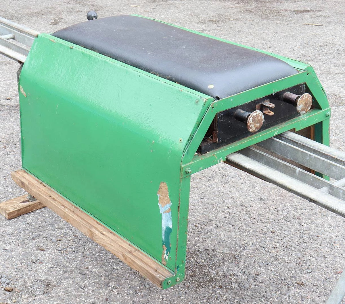 5 inch gauge raised level braked driving truck