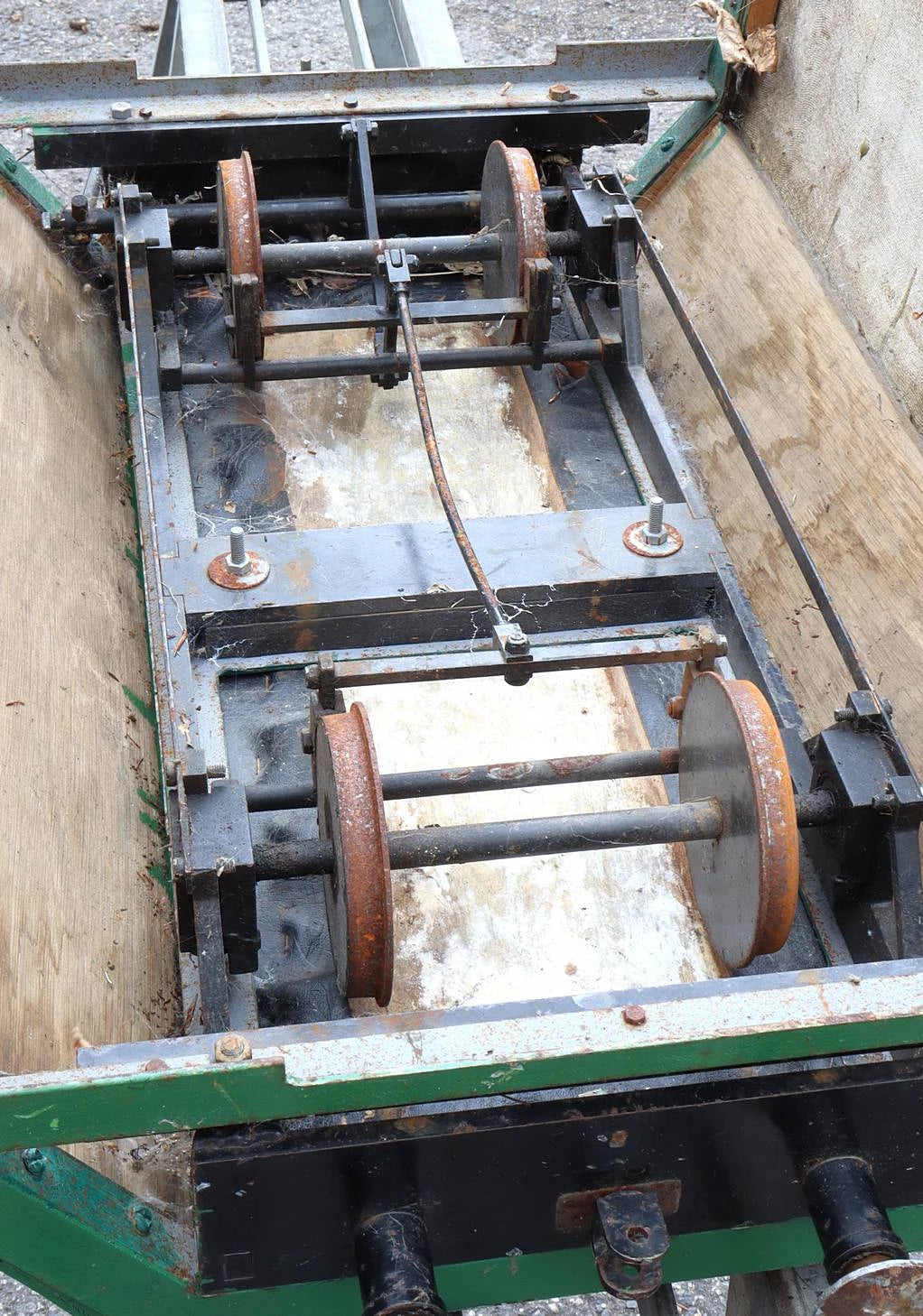 5 inch gauge raised level braked driving truck