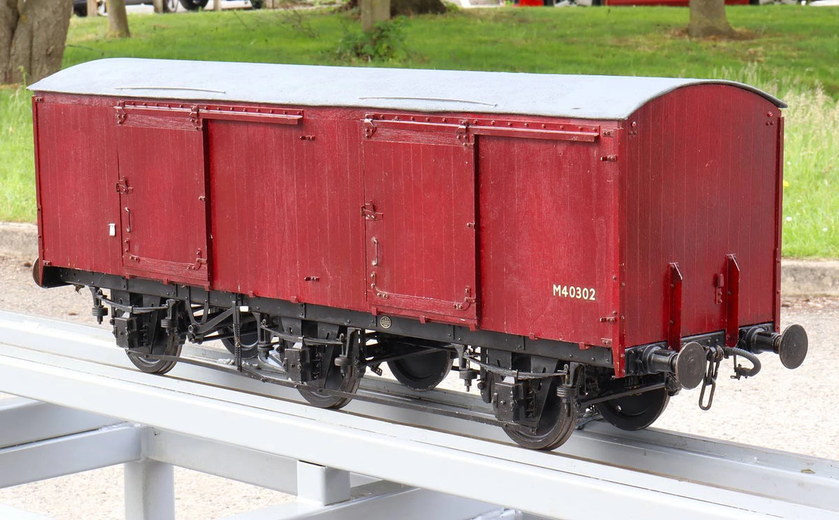 5 inch gauge 6 wheeled fish van