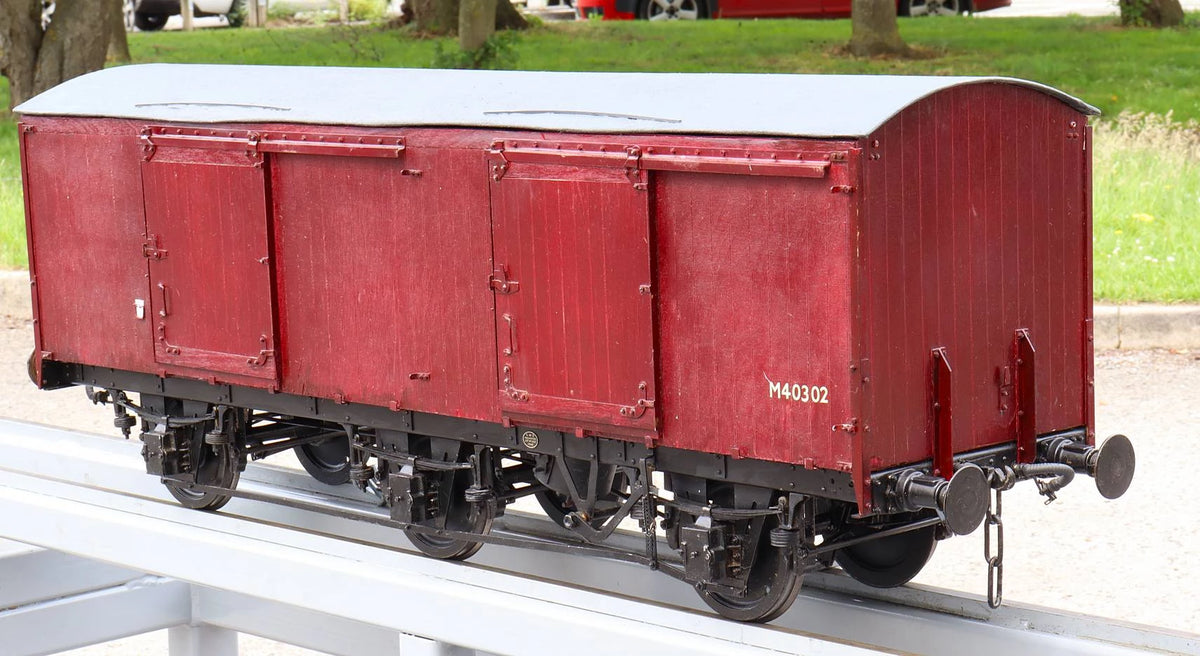 5 inch gauge 6 wheeled fish van
