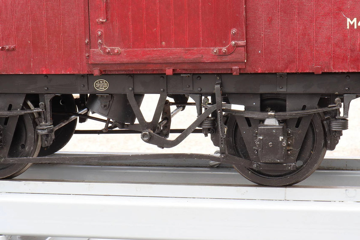 5 inch gauge 6 wheeled fish van