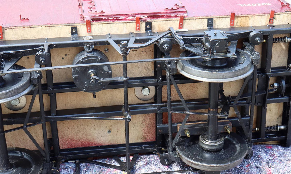 5 inch gauge 6 wheeled fish van