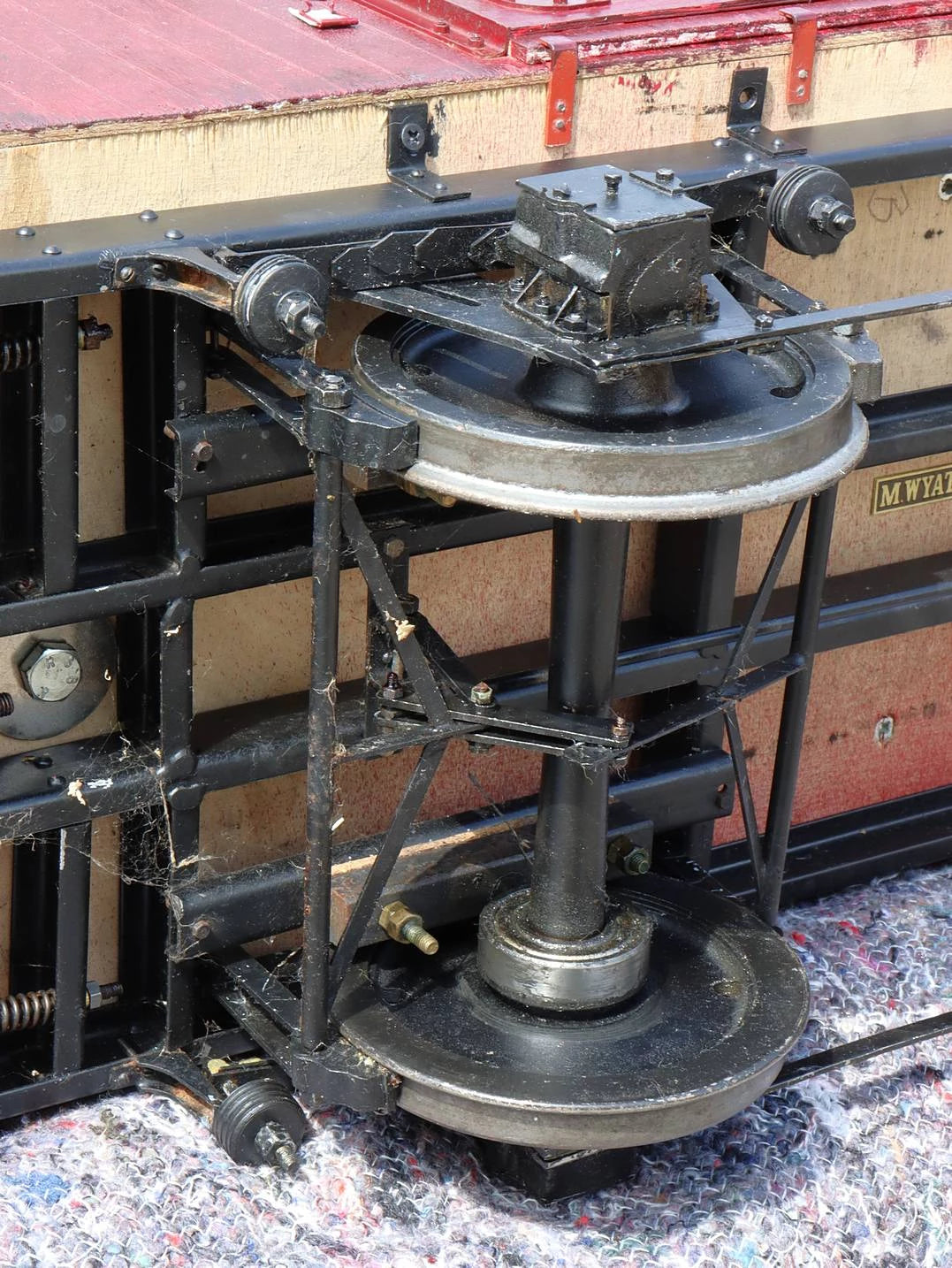 5 inch gauge 6 wheeled fish van