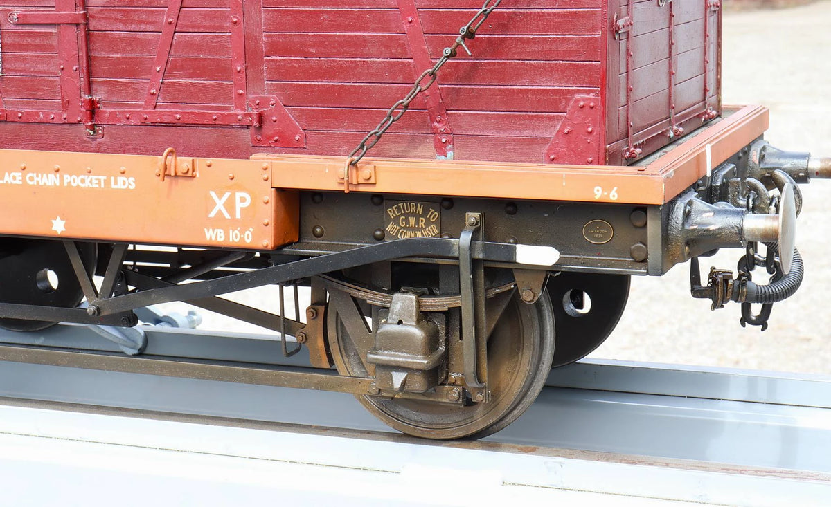 5 inch gauge BR conflat wagon