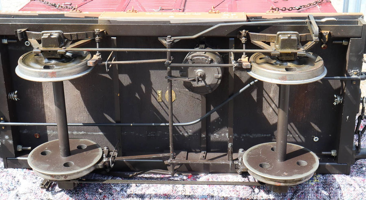 5 inch gauge BR conflat wagon