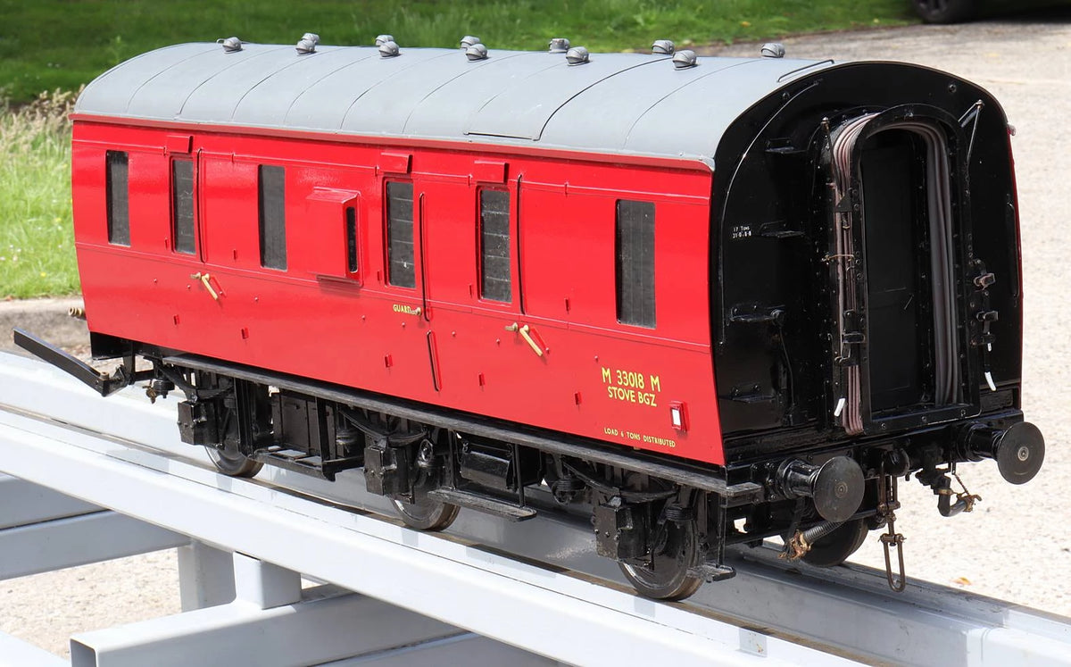 5 inch gauge LMS Stove R brake van