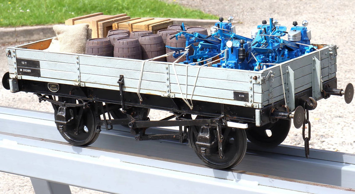 5 inch gauge LMS 3 plank wagon