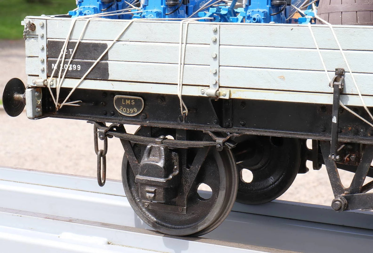 5 inch gauge LMS 3 plank wagon