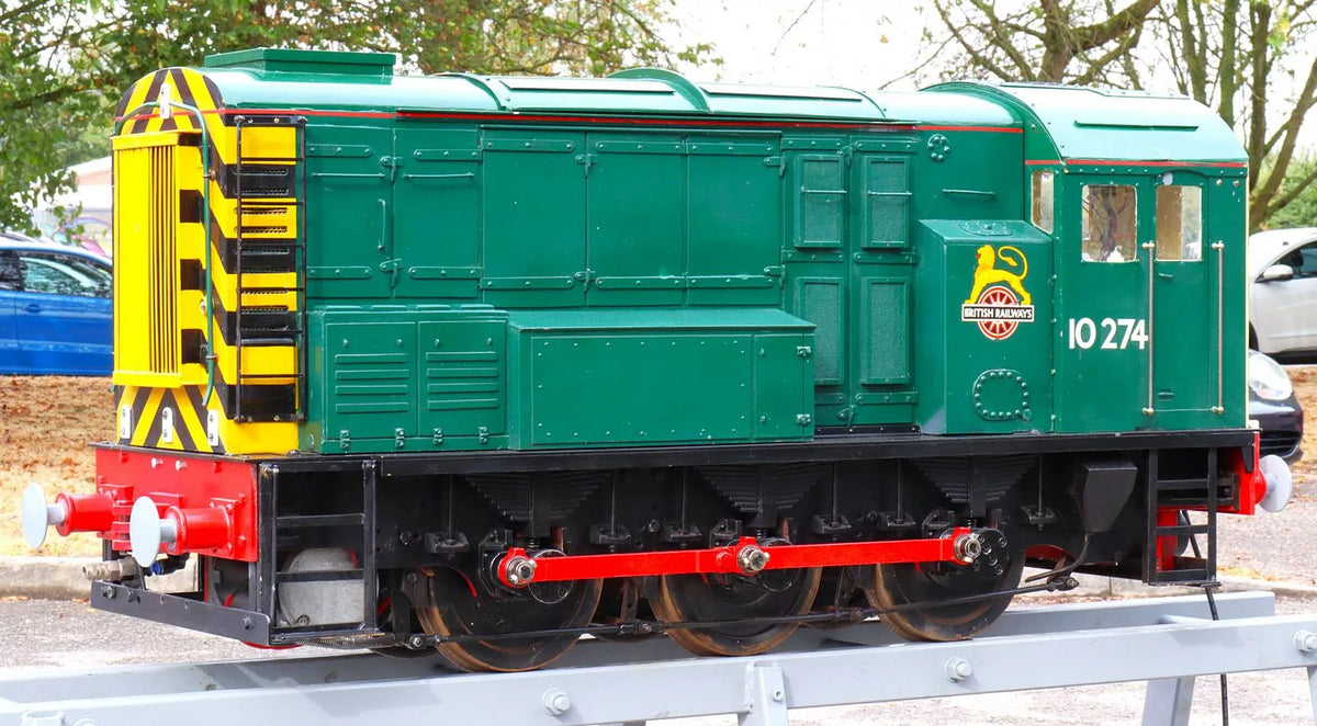 7 1/4 inch gauge Class 10 battery electric and driving truck