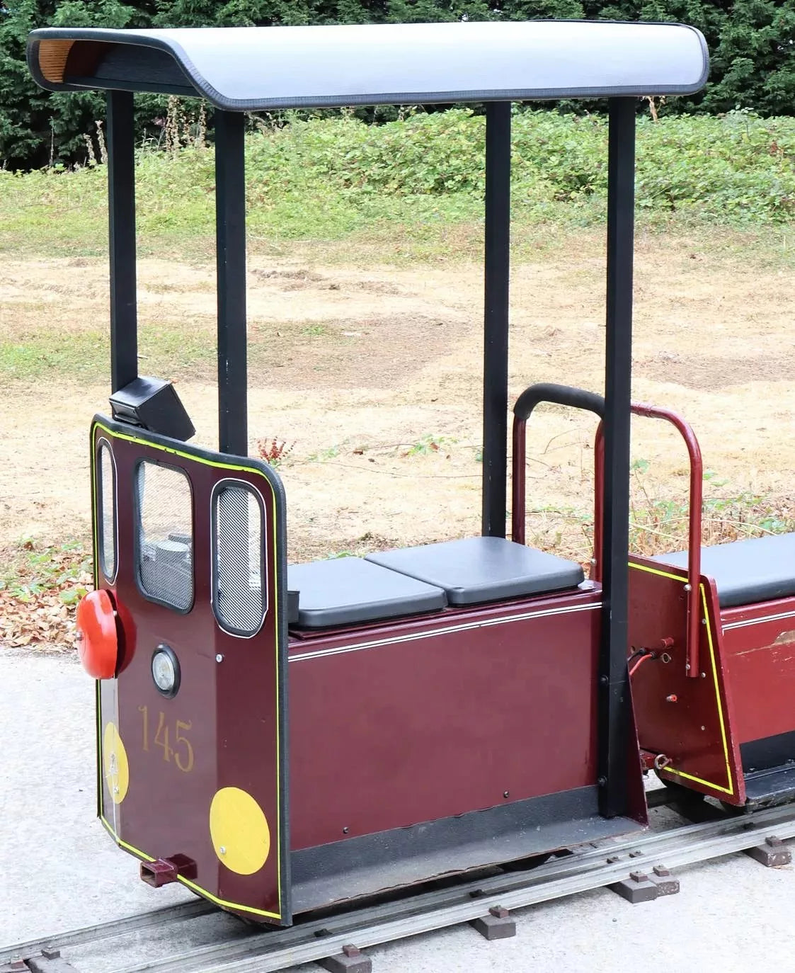 7 1/4 inch gauge RMI Speeder tram and driving truck