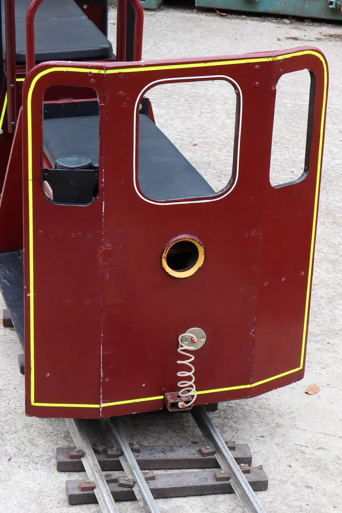7 1/4 inch gauge RMI Speeder tram and driving truck