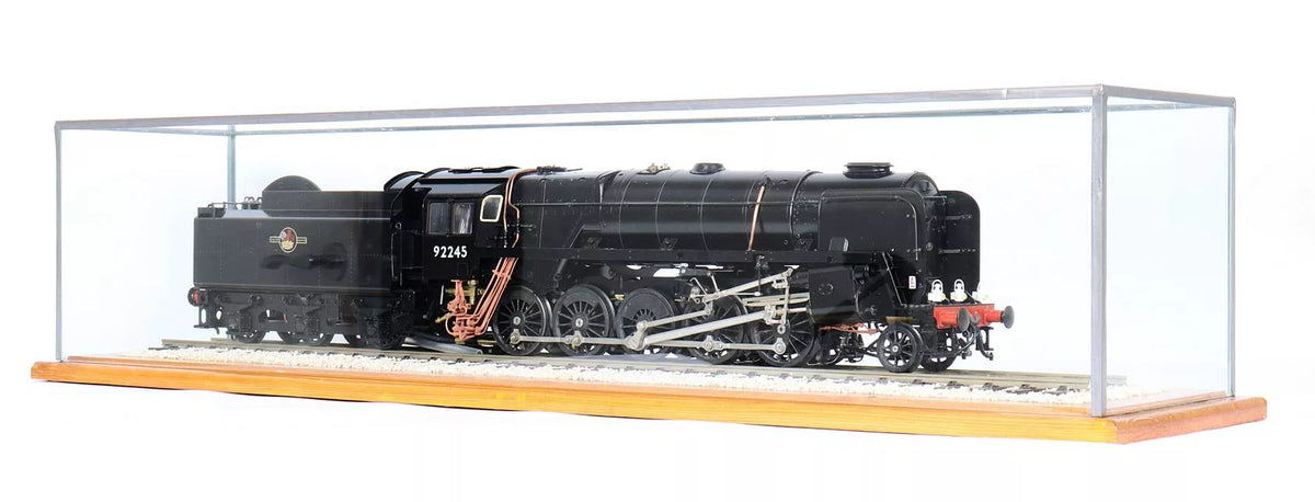 45mm gauge Aster BR 9F 2-10-0 in glazed display case