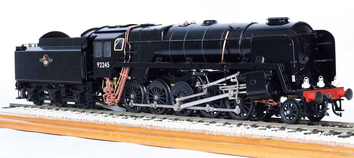45mm gauge Aster BR 9F 2-10-0 in glazed display case