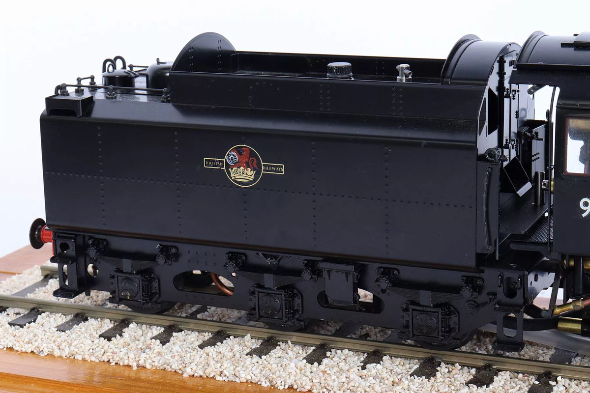 45mm gauge Aster BR 9F 2-10-0 in glazed display case