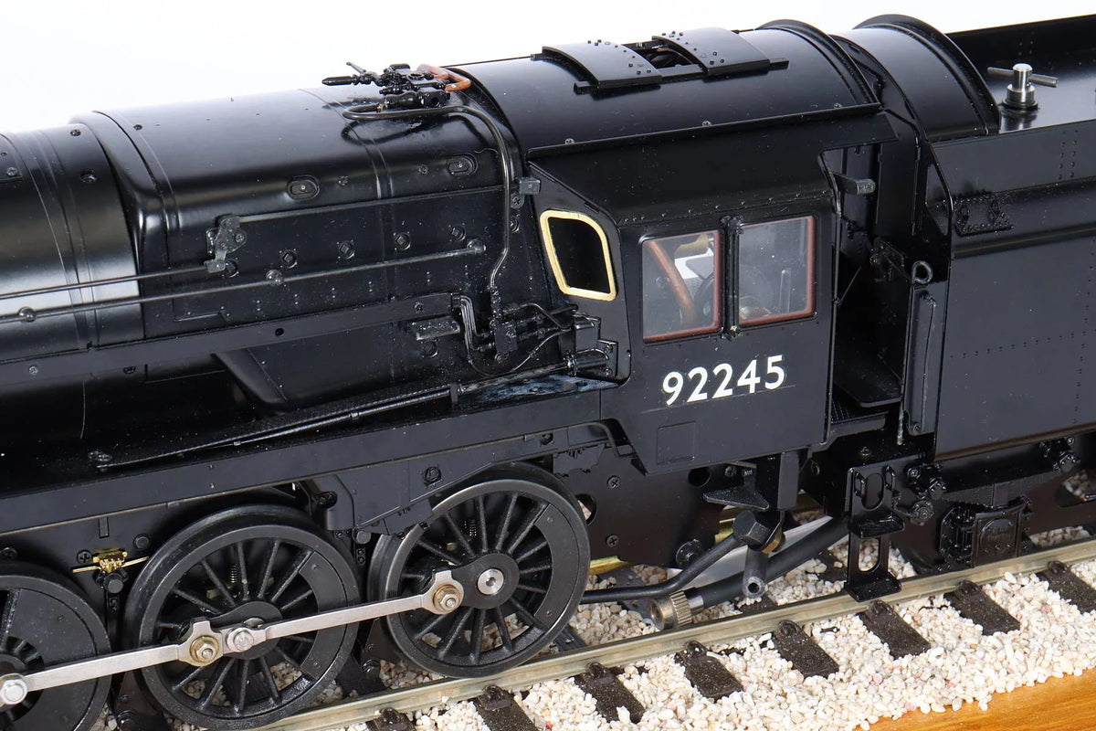45mm gauge Aster BR 9F 2-10-0 in glazed display case