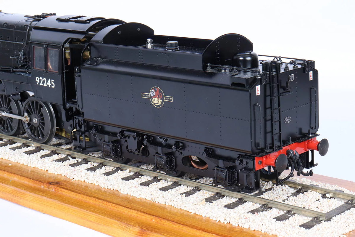 45mm gauge Aster BR 9F 2-10-0 in glazed display case