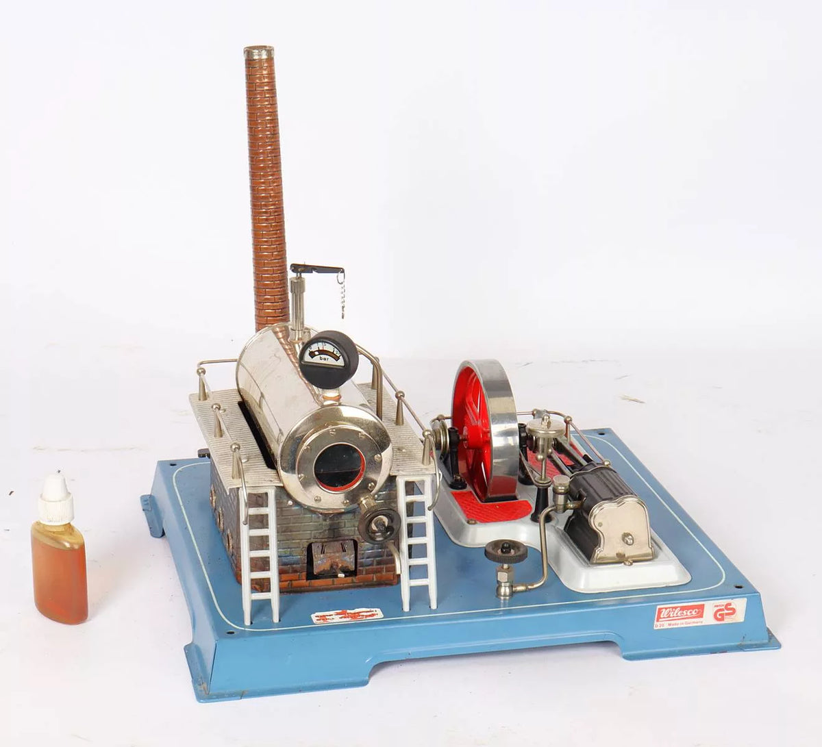 Wilesco D10 steam plant
