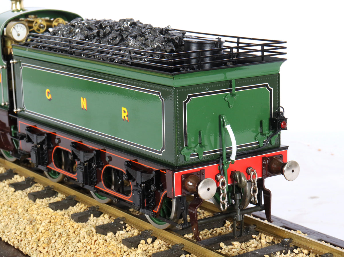 45mm gauge Aster GNR Stirling 8 foot Single with glazed display case