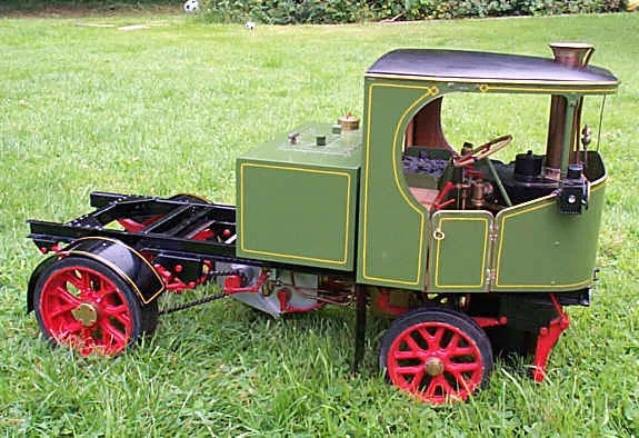 2 inch scale Clayton steam wagon