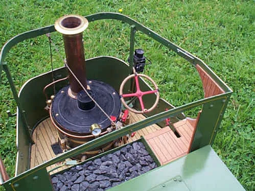 2 inch scale Clayton steam wagon
